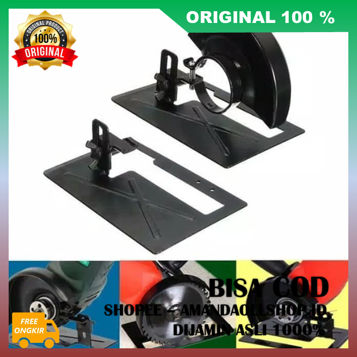 Stand Gerindra Braket Gerinda 4"Angle Grinder Wheel Guard Set Bracket Dudukan Gerinda 100% ASLI