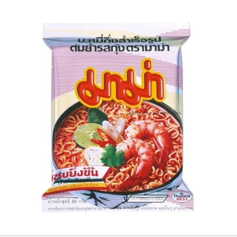 

Mie Instan Merk Mama Rasa Tom Yum udang original product Thailand/NON HALAL