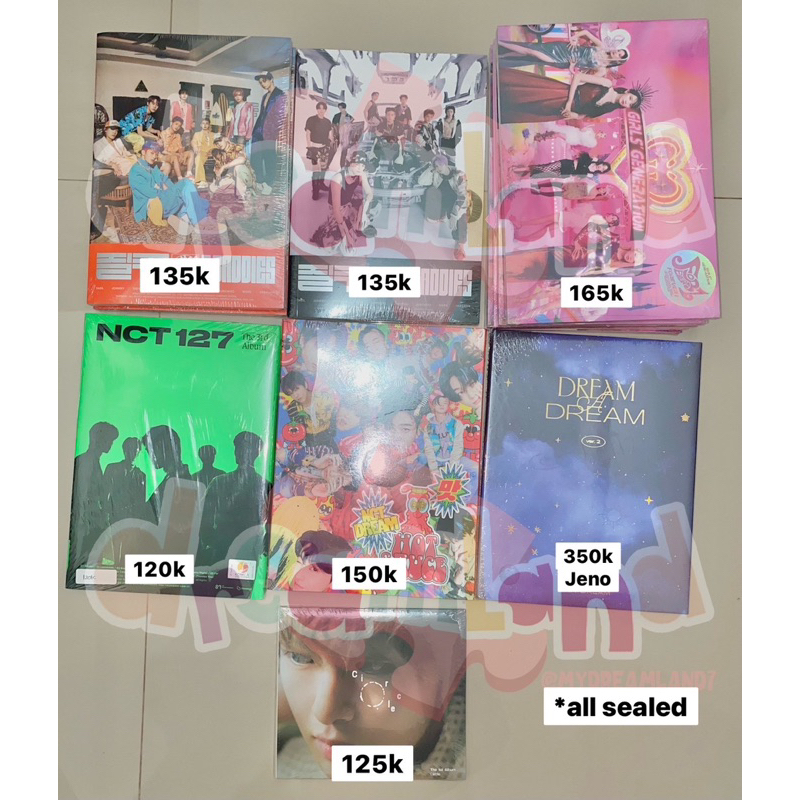 [READY STOCK] ALBUM SEALED 2 BADDIES FOREVER 1 STICKY HOT SAUCE DAD VER 2 JENO CIRCLE ONEW HELLO FUT