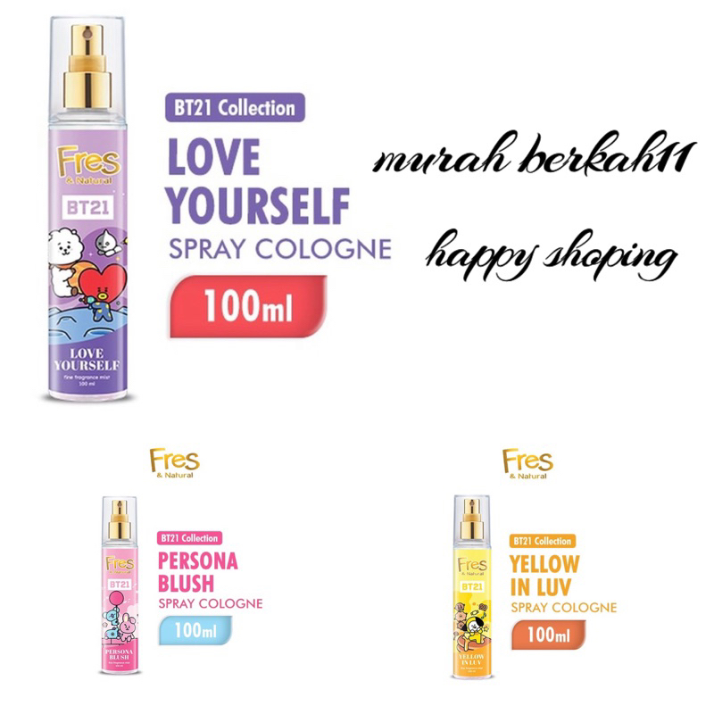 Parfum Fresh Spray Cologne Bt21