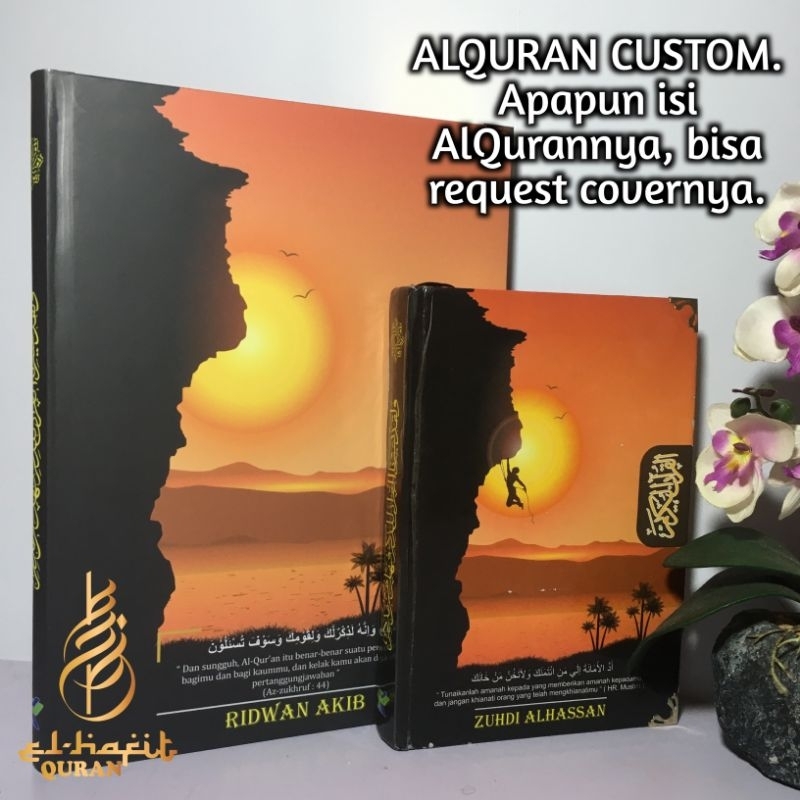 AlQuran Custom Versi Adventur/ AlQuran Custom Nama/ AlQuran Nama/ Giftbox Wisuda/ Hampers AlQuran Cu