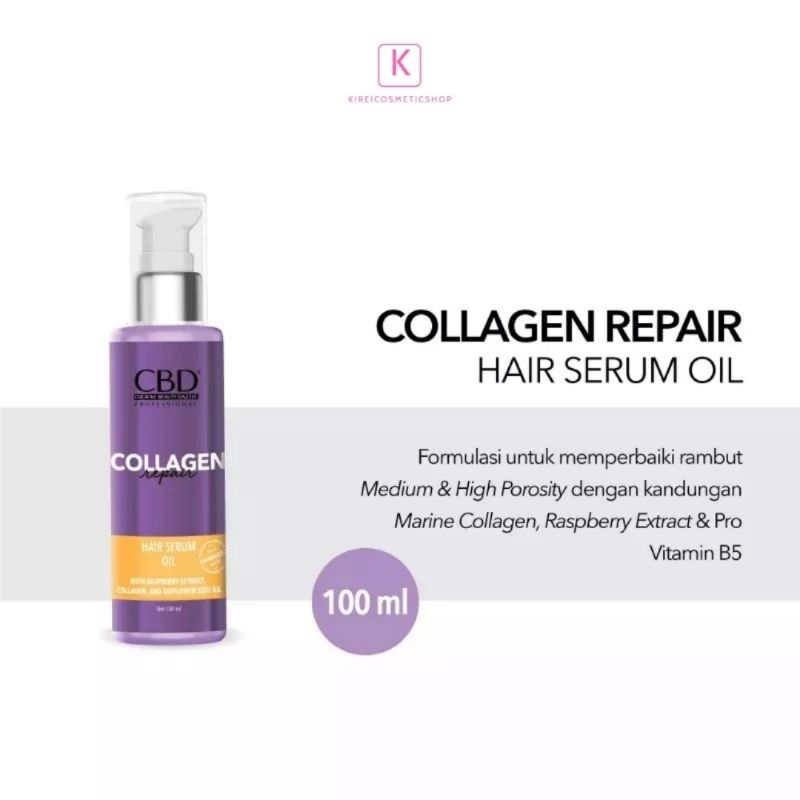 CBD Collagen Repair Hair Serum Oil