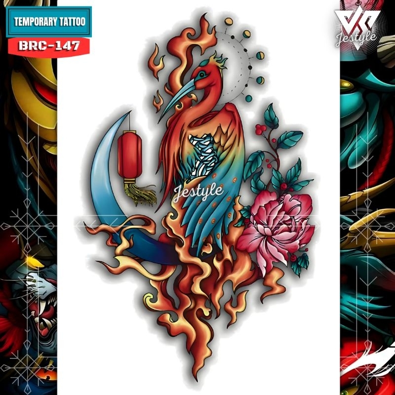[BRC-147] Tato Temporer Temporary Tattoo Burung