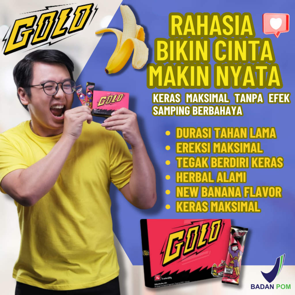 Golo Ginseng 1 Sachet jamu obat kuat jakarta bandung serbuk kopi jantan pria tahan lama | Suplemen P