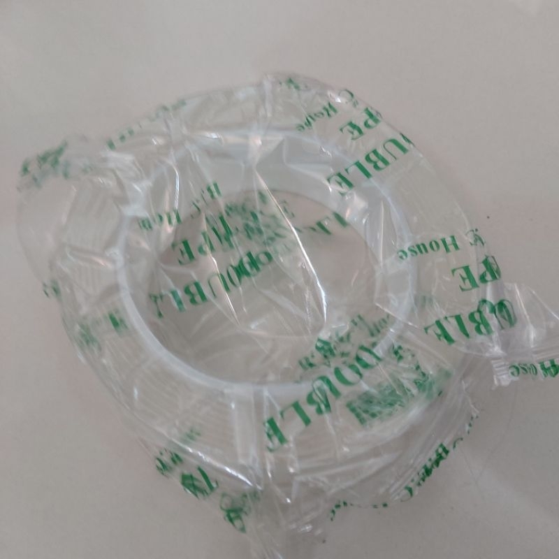 nano magic double tape bening tebal 2mm / 3 meter