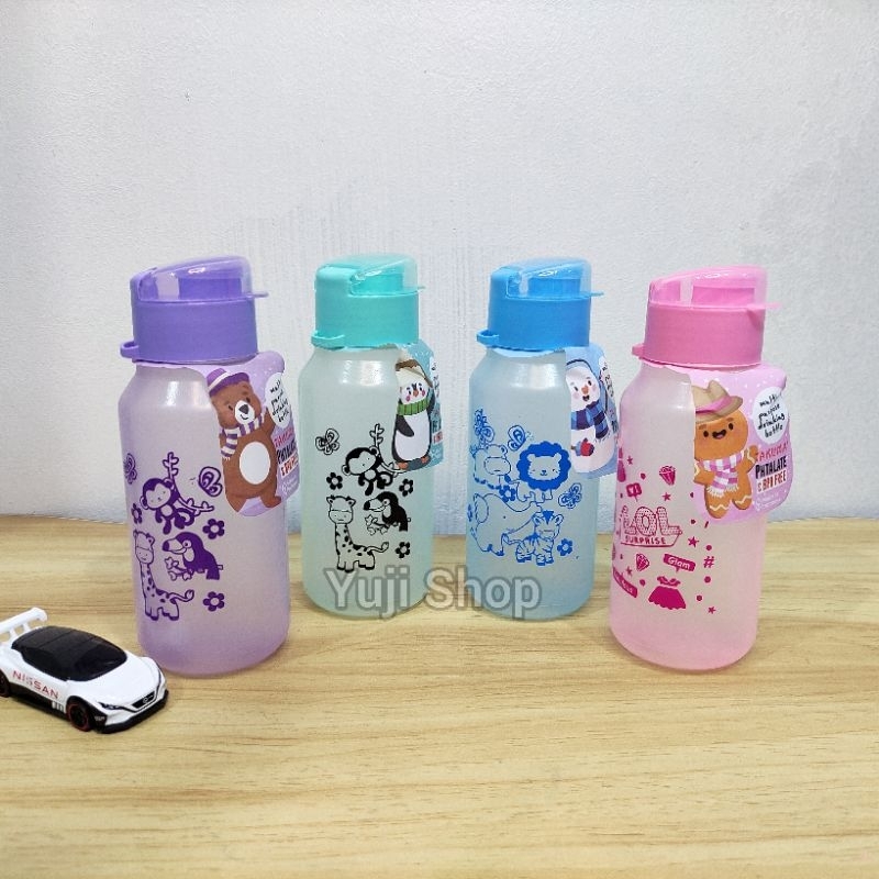 (Yuji Shop) BOTOL FLIP MURAH - BOTOL FLIP TOP TAKUMA 350ML, Souvernir Ultah Anak Grosir