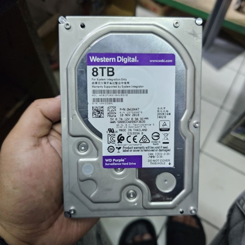 HDD HARDISK PC DAN CCTV 8TB 0DAY