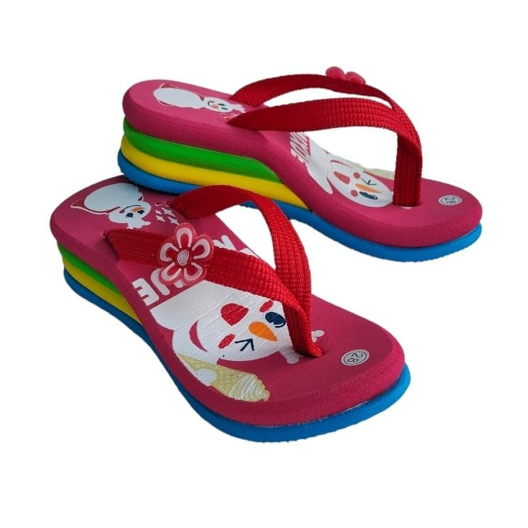 wedges sandal anak spon mixue