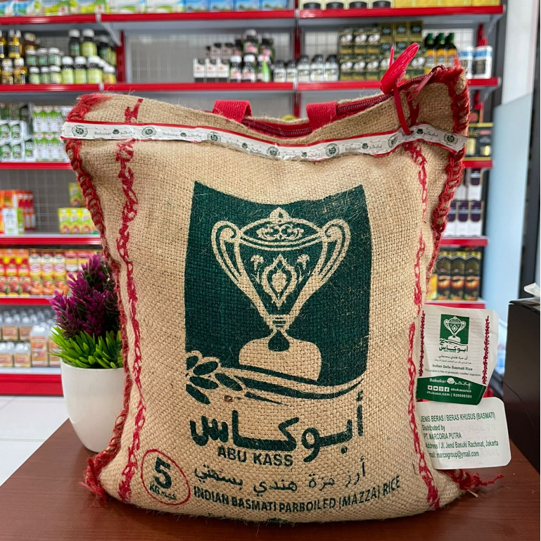 

Beras Basmati India Abu Kass 5kg | Premium Basmati Rice | Extra Long Grain