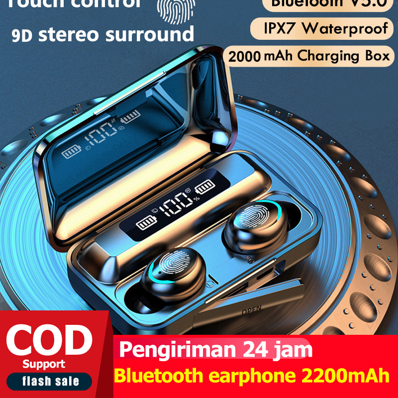 DYFDYF headset bluetooth full bass TWS 5.0 Earphone bluetooth