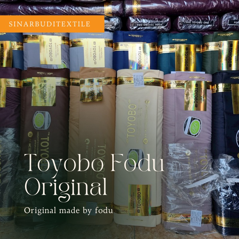 KATUN TOYOBO FODU ORIGINAL || Per 0.5 Meter || Original By thompson || Lembut dan halus