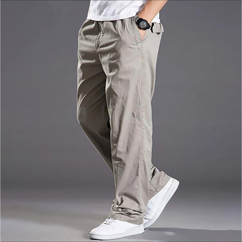 CELANA PANJANG PRIA/WANITA DEWASA/REMAJA CASUAL SLIMFIT celana bahan pria celana santai celana formal celana chino pria slimfit panjang chino kerja harian Celana Chino Standar Reguler Straight Fit Panjang Pria Loose Baggy Kombor Lebar Lurus VIRAL TERMURAH-KREM