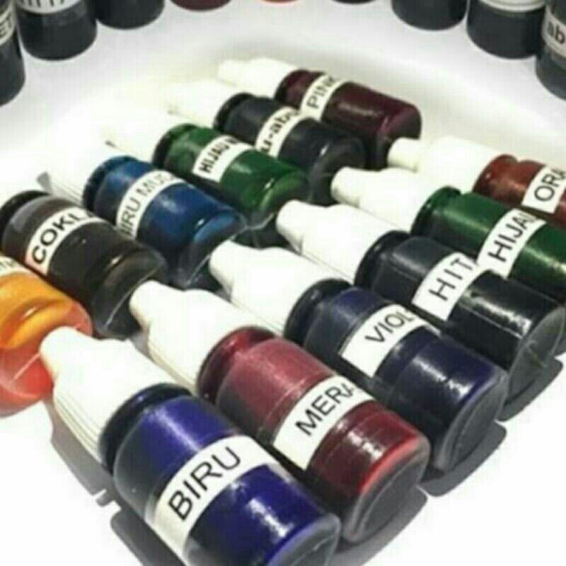 

Tinta Stempel Permanen isi 5 ml, 50 ml, dan 100 ml