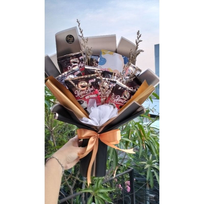 Buket Kopi Buketsnack Buket Murah Hadiah Wisuda Hadiah Pacar Hadiah Ulangtahun FREE KARTU UCAPAN