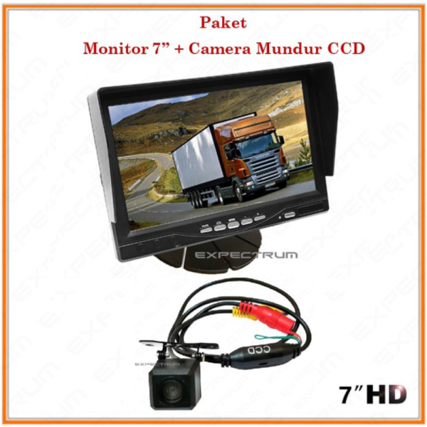 Dijual Monitor TV Ondash 7 inch - PAKET Monitor TV 7 inch  Kamera CCD Limited