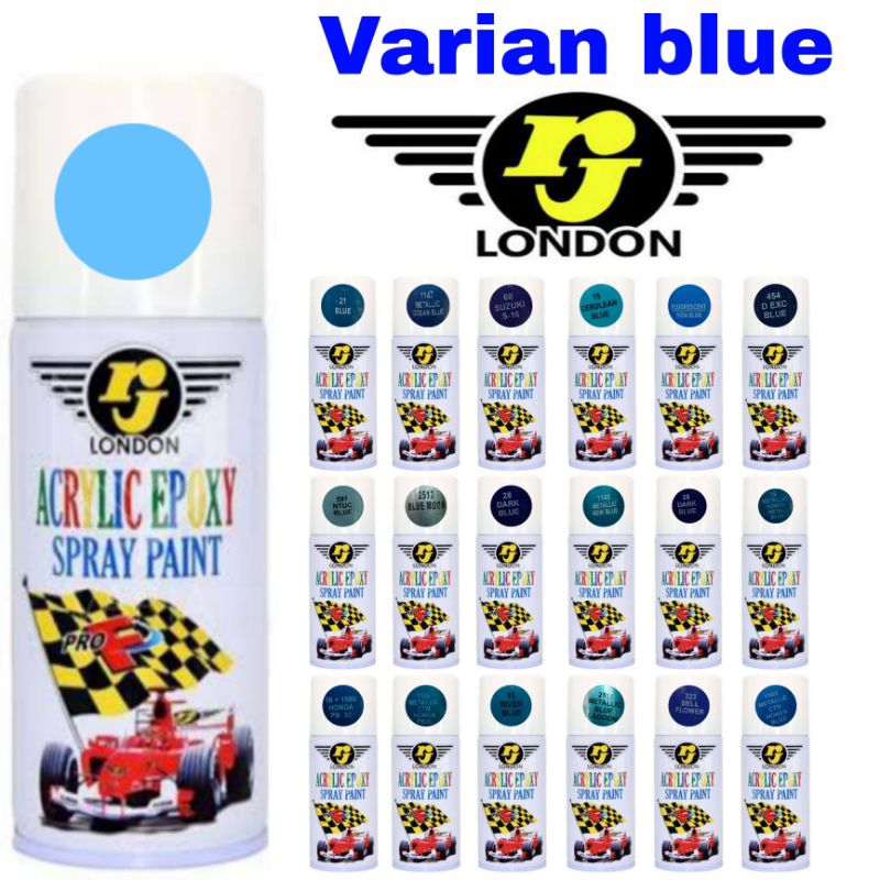 Promo Pilok Pilok Cat Rj 300Cc Varian Blue Varian Biru Rj London 300Cc 21 Blue 1143 Violet Blue 2512