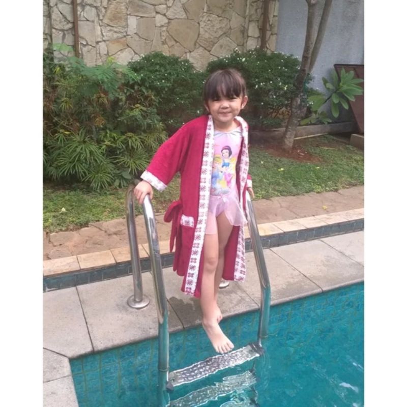 Kimono Handuk Anak Size 7-10 Tahun anak anak 30-45 kg/pakaian anak,/anak terkini/fashion now/modern/