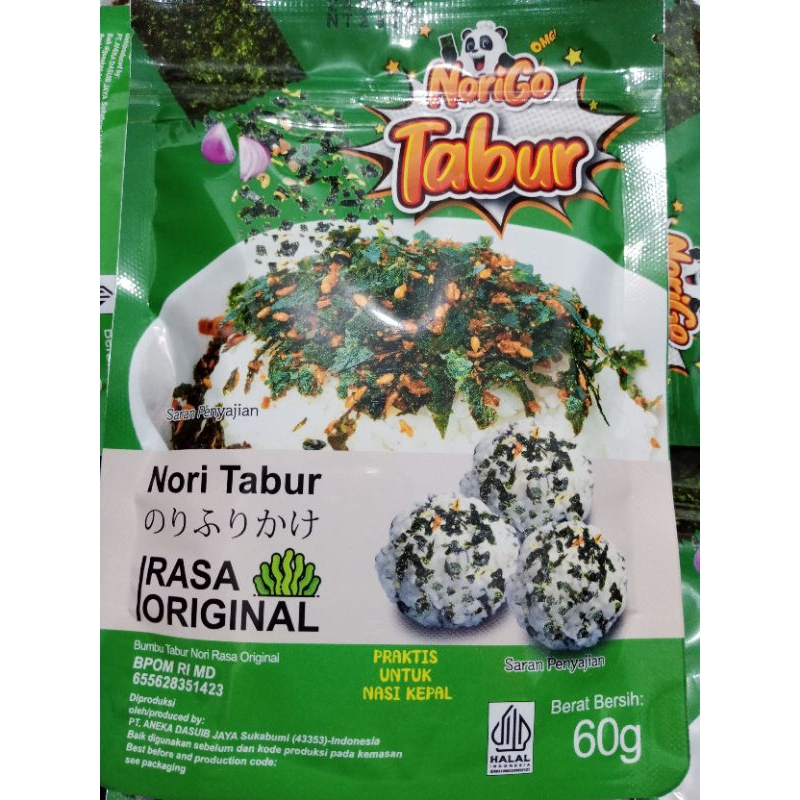 

Nori tabur Original 60 gram