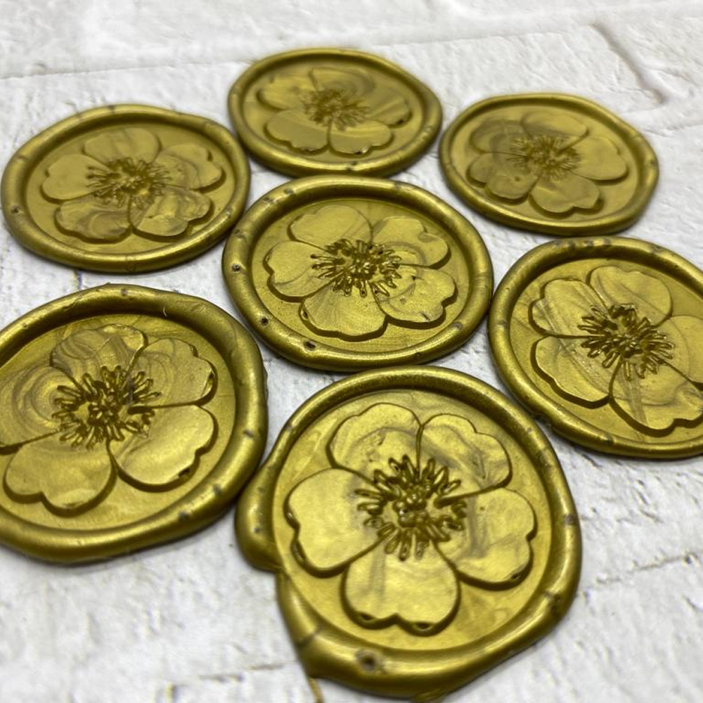 

Segel Aestetic Seal Wax Clover Instant Stamp
