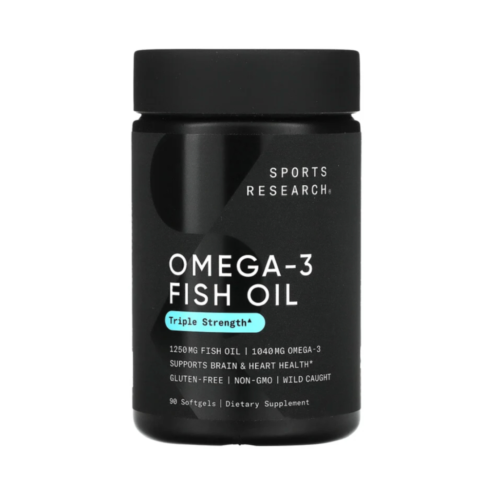 SR Sports Research Omega 3 Fish Oil Triple Strength 1250 mg isi 90