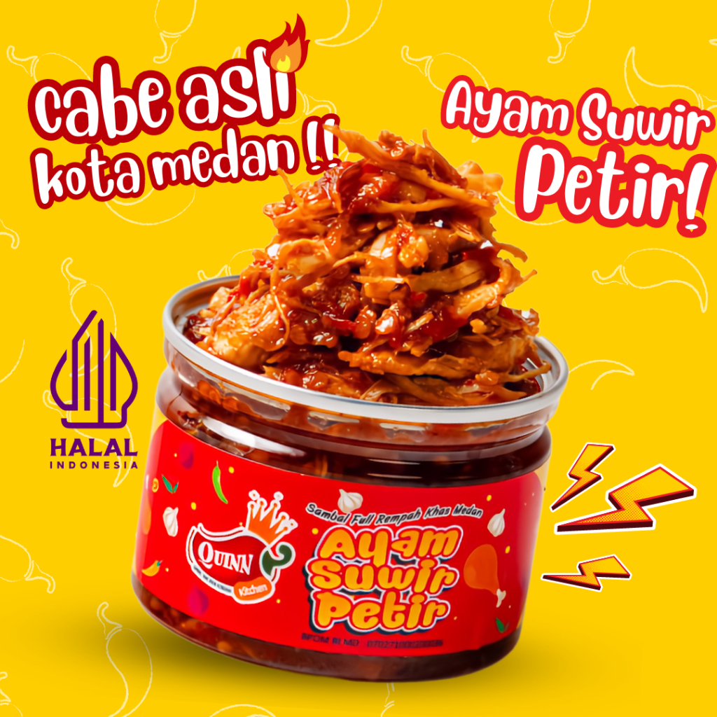 

QuinnSambal - Sambal Ayam Suwir 150gr Sambal Quinn