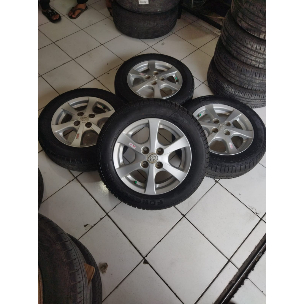 velg mobil second ORI AGYA r14 hole 4x100 buat karimun calya sigra