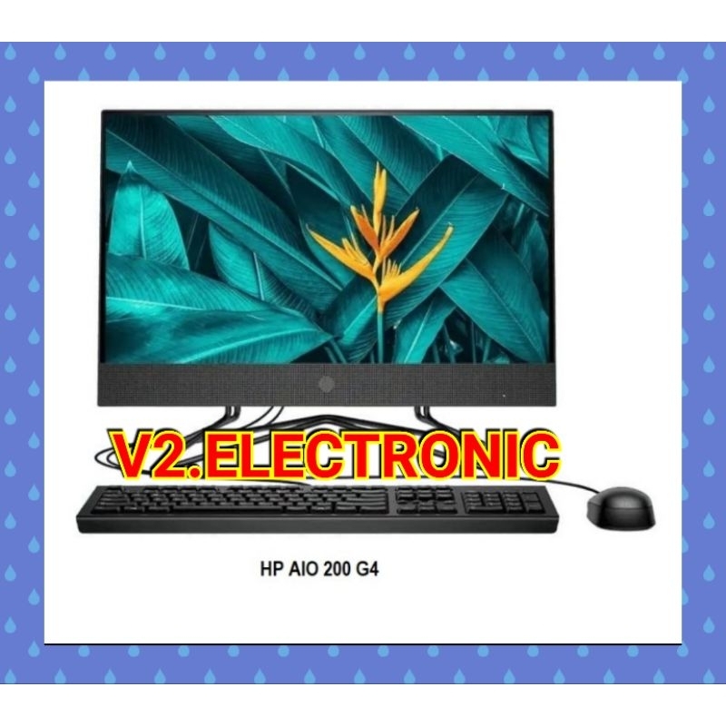 PC AIO HP 200 Pro G4 Intel Core i3-10110U RAM 8GB SSD 256GB Windows 10