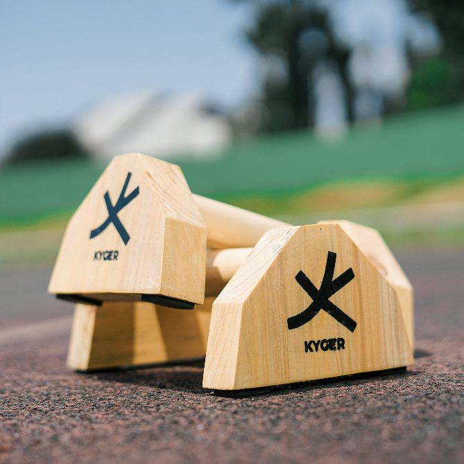 Kyger Parallettes Arguz Mini Parallette Bar (Push Up,Planche,Calisthenics)