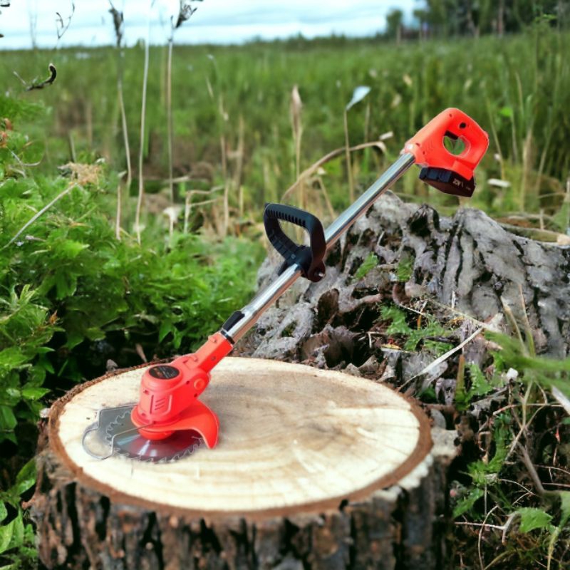 PROMO MESIN POTONG RUMPUT 48VOLT DEKWE 2 BATERAI FULL SET 48VF