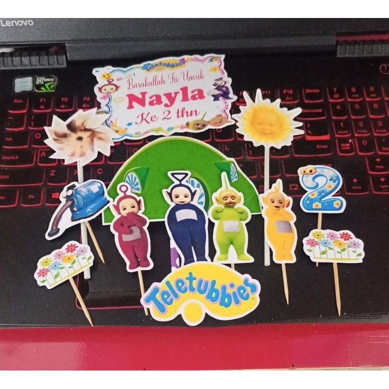 cake topper hiasan kue teletubbies teletabis boneka baby shower 250823tlb