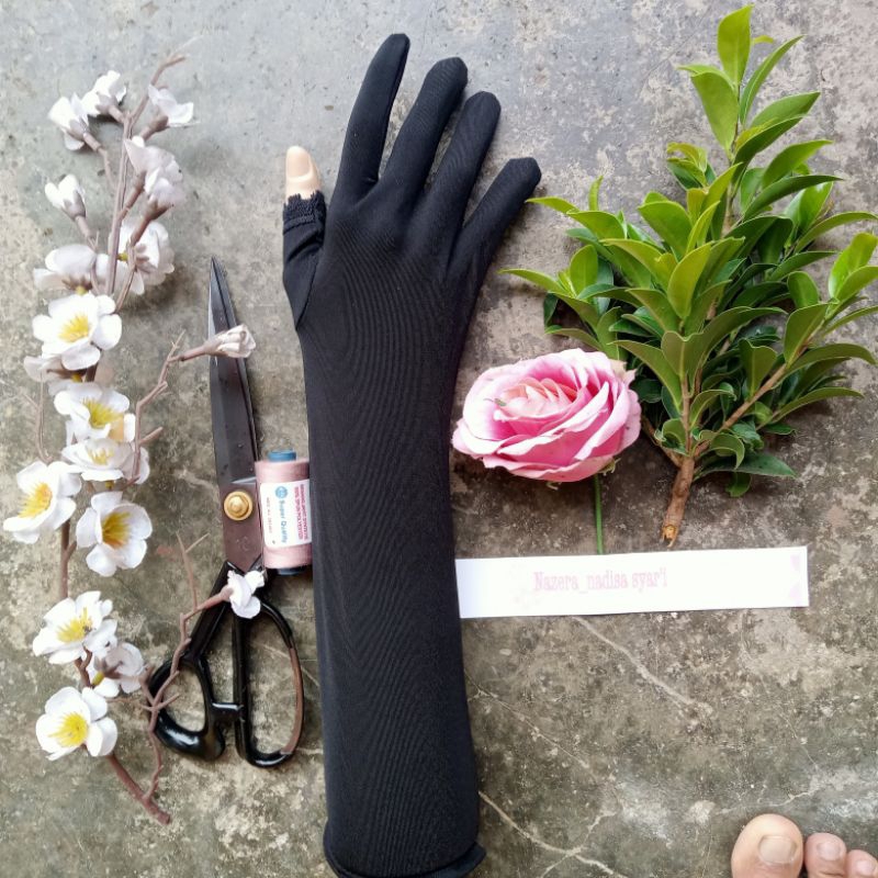 SARUNG TANGAN MUSLIMAH TOUCHSCREEN BUKA SATU jari/SARUNG TANGAN MUSLIMAH tipis/SARUNG TANGAN MUSLIMA