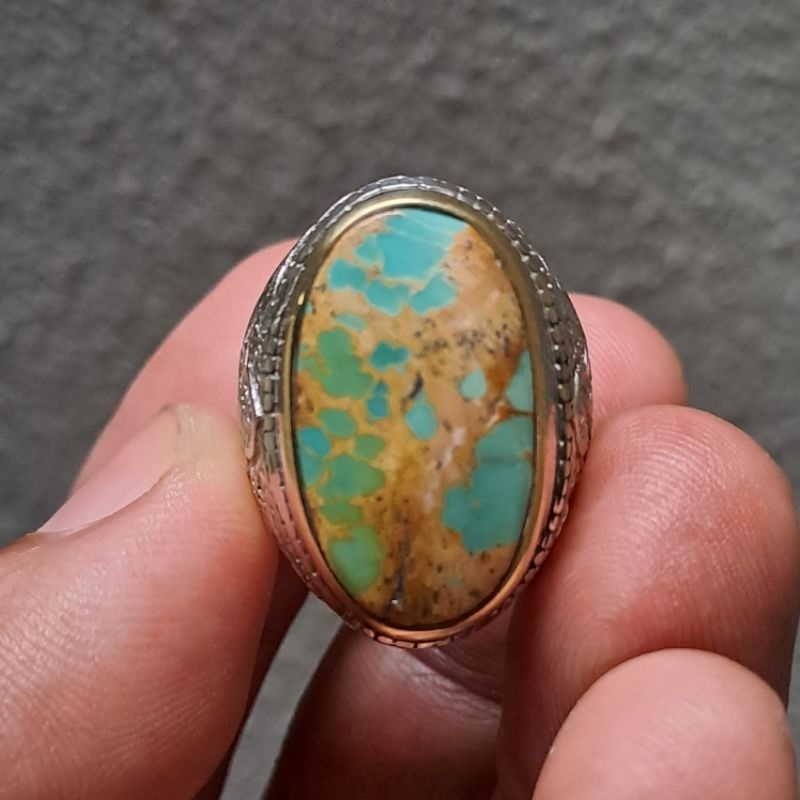 CINCIN PIRUS PERSIA SERAT EMAS IJO TOSCA bukan mesir hubei bacan garut