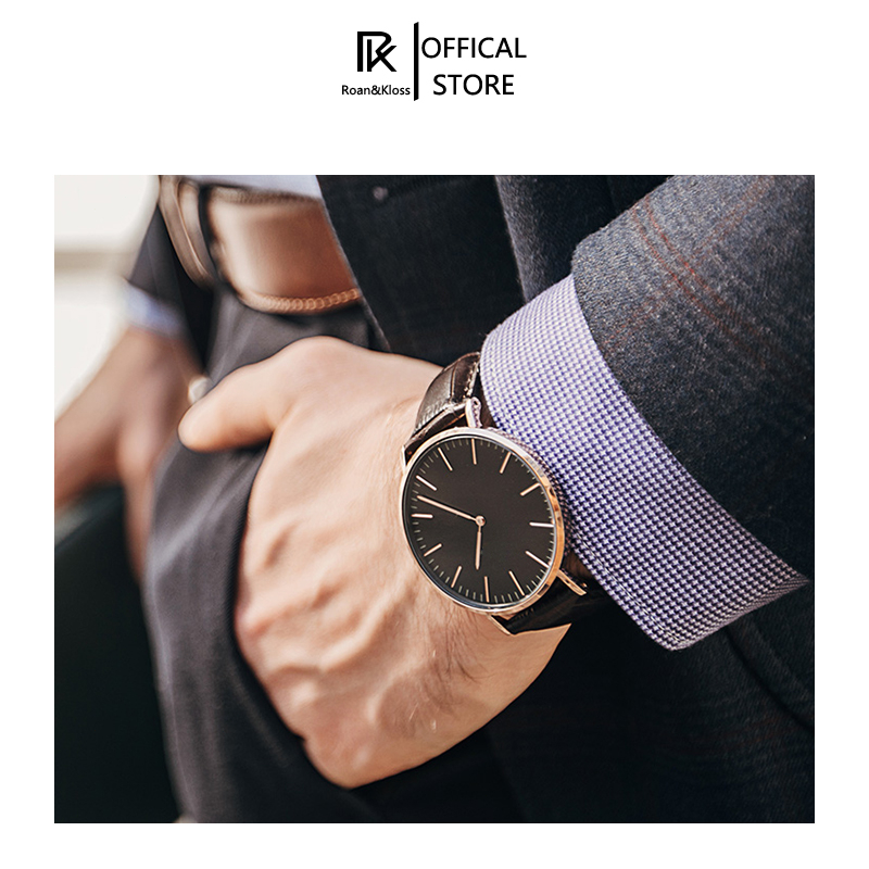 【✔Penjualan Terbaik】100%Ori Jam Tangan Pria Jam Tangan Wanita  Jam Tangan Kulit Premiun Diameter  +Free Box Baterai |Jam tangan Fashion Pria/Jam Tangan Pasangan-7