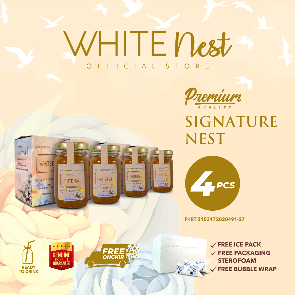 

Whitenest Minuman Sarang Burung Walet Birdnest - Ready To Drink 4pcs - Signature Nest 100% Pure
