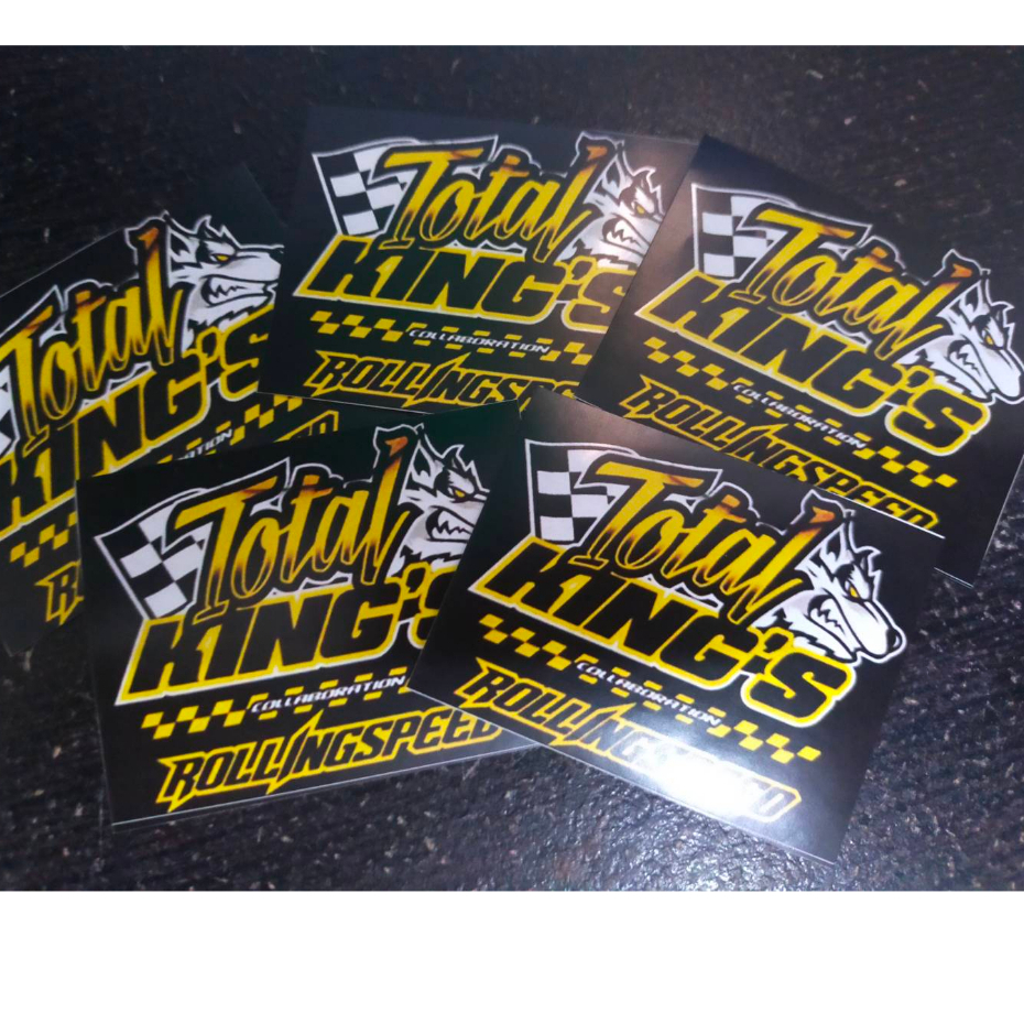 STIKER TOTAL KINGS X ROLLINGSPEED