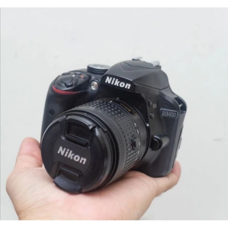 [ISTIMEWA] Nikon D3400 Lensa Kit 18-55mm Lengkap Dos Murah
