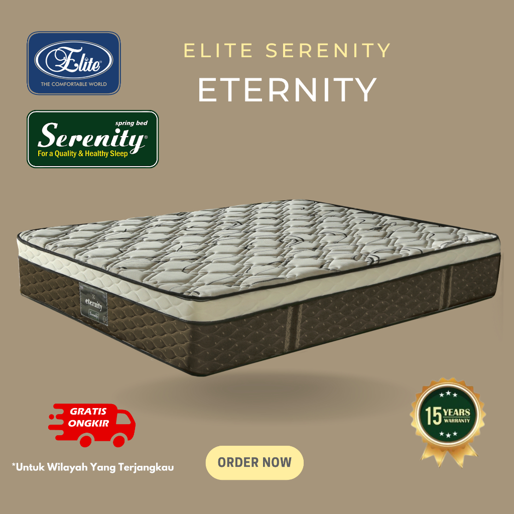 Kasur Elite Serenity Eternity 120x200 (Kasur Saja) / Matras / Spring Bed