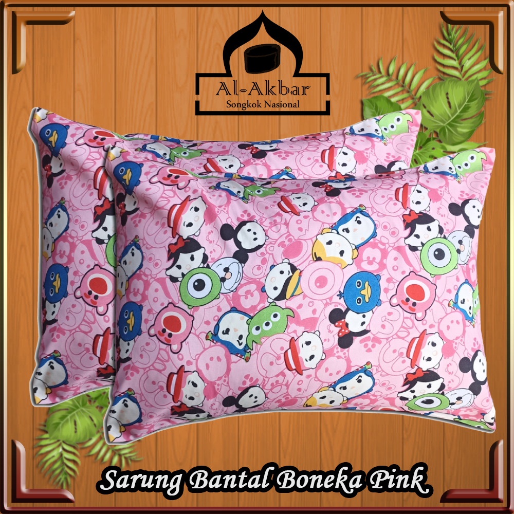 PROMO GILAA !!! SARUNG BANTAL &amp; SARUNG GULING PREMIUM QUALITY/ sarung bantal motif karakter/sarung guling motif karakter