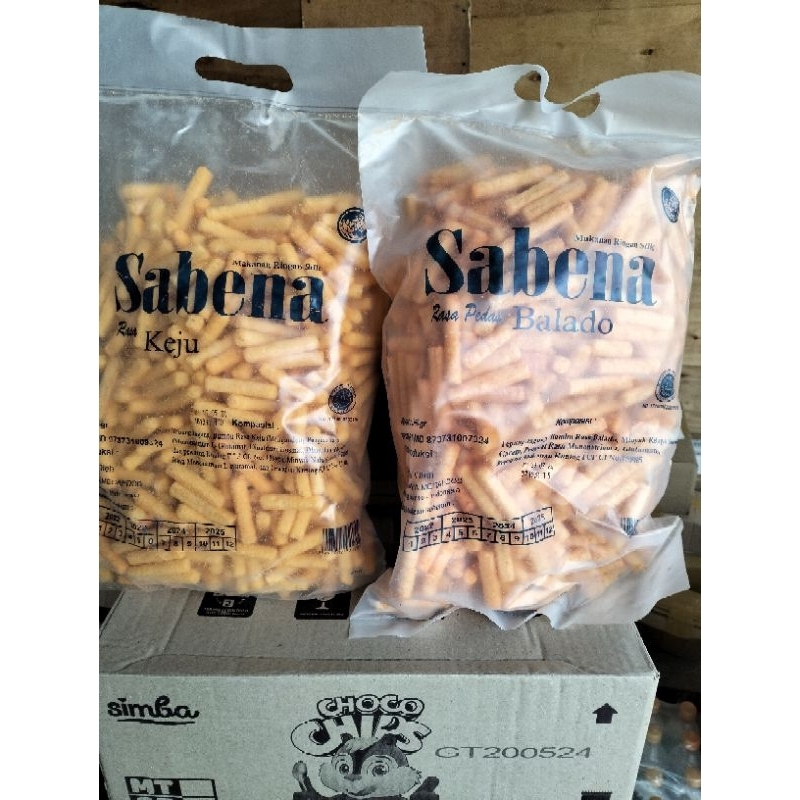

SABENA stick 360g Rasa Balado ,jagung bakar,keju ,sapi panggang (silahkan di pilih rasa)