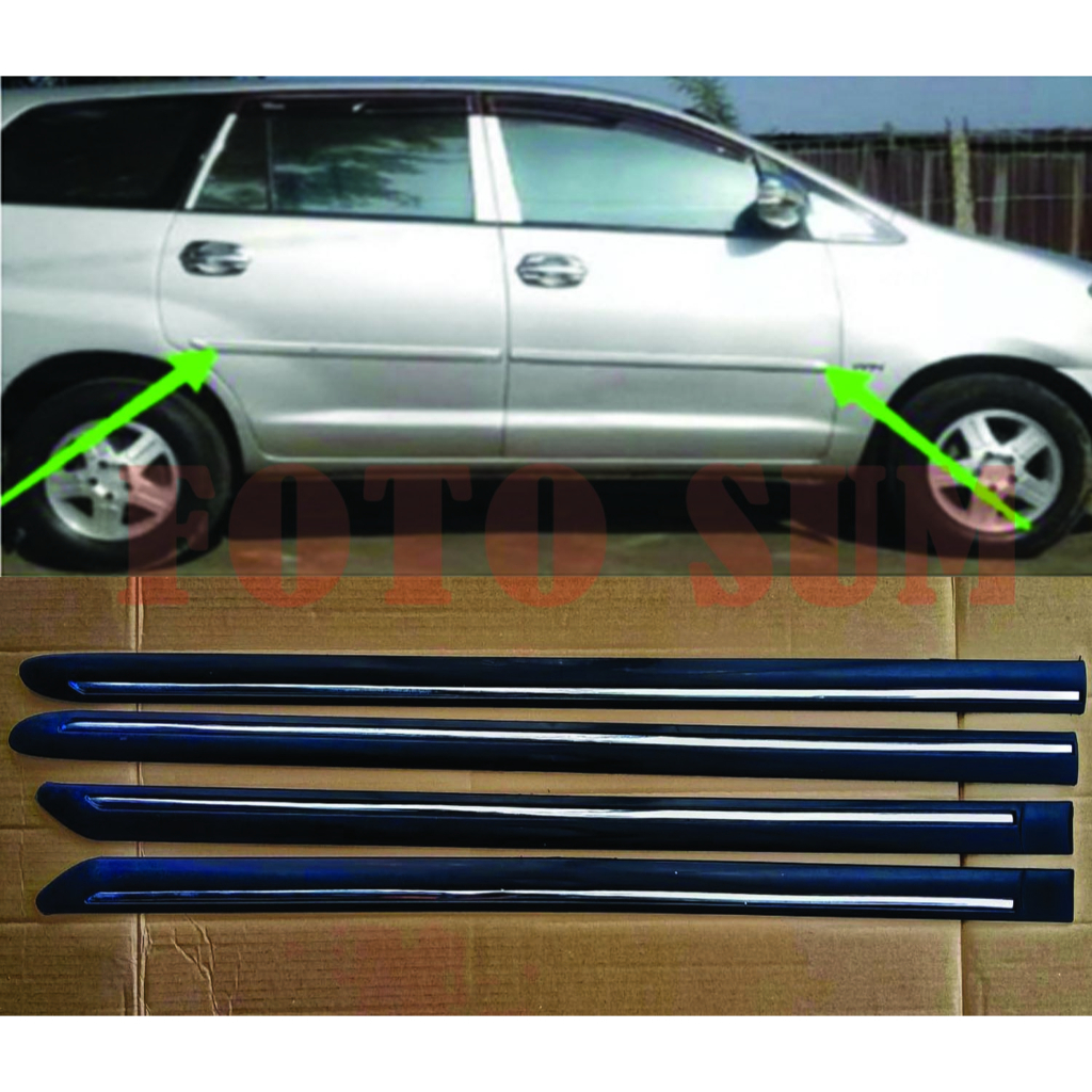 lis body lis pintu samping mobil innova 2005 sampai 2015 hitam