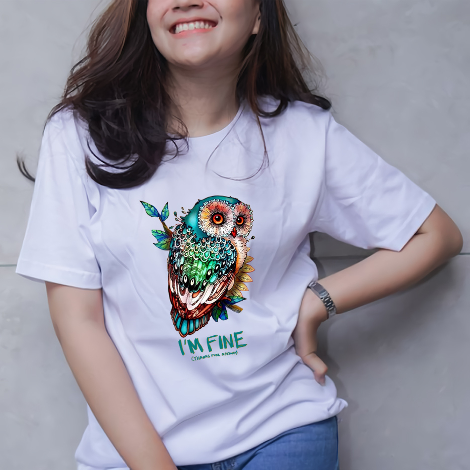 PROMO Atasan Wanita Elegan Jumbo Size S/M/L/XL/XXL/XXXL Baju Kaos Distro Wanita Terbaru T shirt Wani