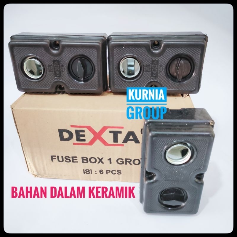 DEXTA Fuse Box Sekring DX-901 Kotak Listrik Rumah 1 Grup Inbow Model Lama Sikring Pusbox Rumah Seker