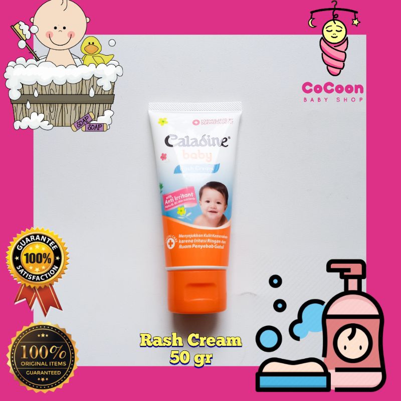 Salep Krim Gatal Bayi Caladine Baby Rash Cream 50g 50 gr