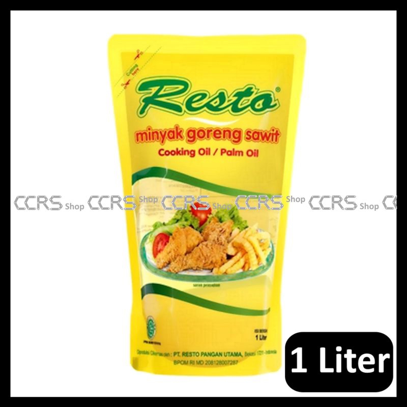 

Ccrs shop - Minyak Resto 1 liter dan 900 ml Minyak goreng berkualitas unggulan Sembako Murah meriah