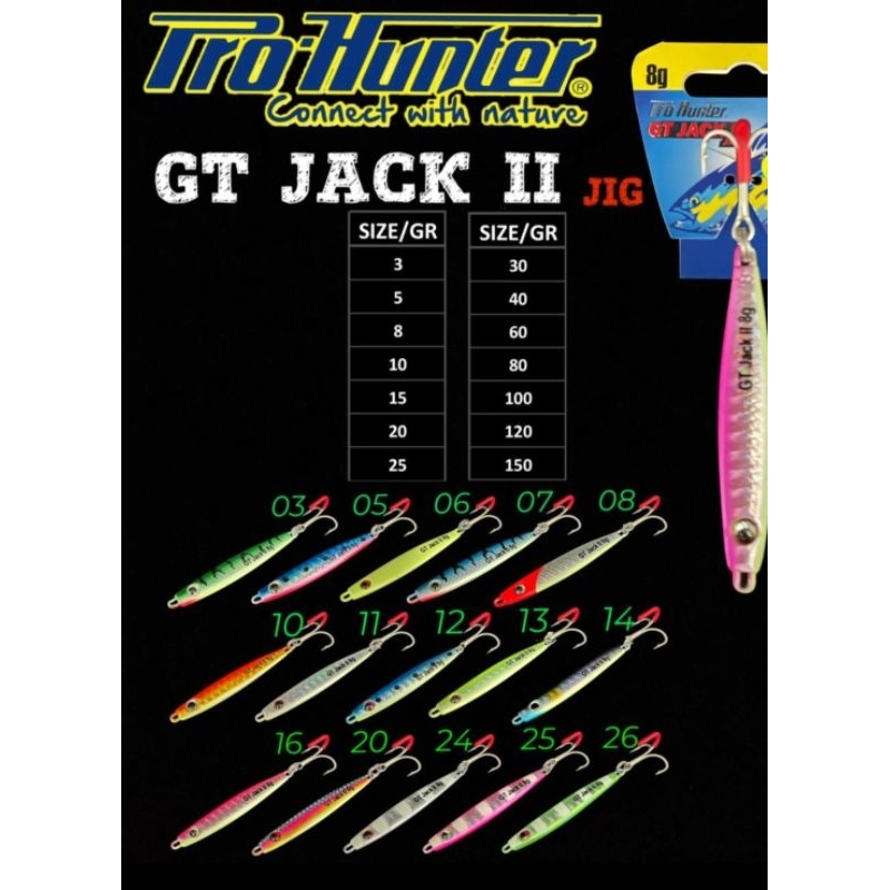 Umpan Metal jig Pro Hunter GT Jack II