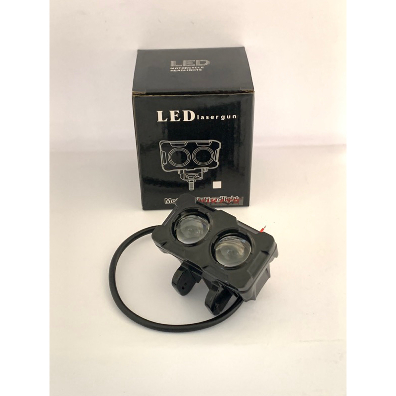 LAMPU  SQL 2 MATA KOTAK (CAHAYA PUTIH-KUNING)