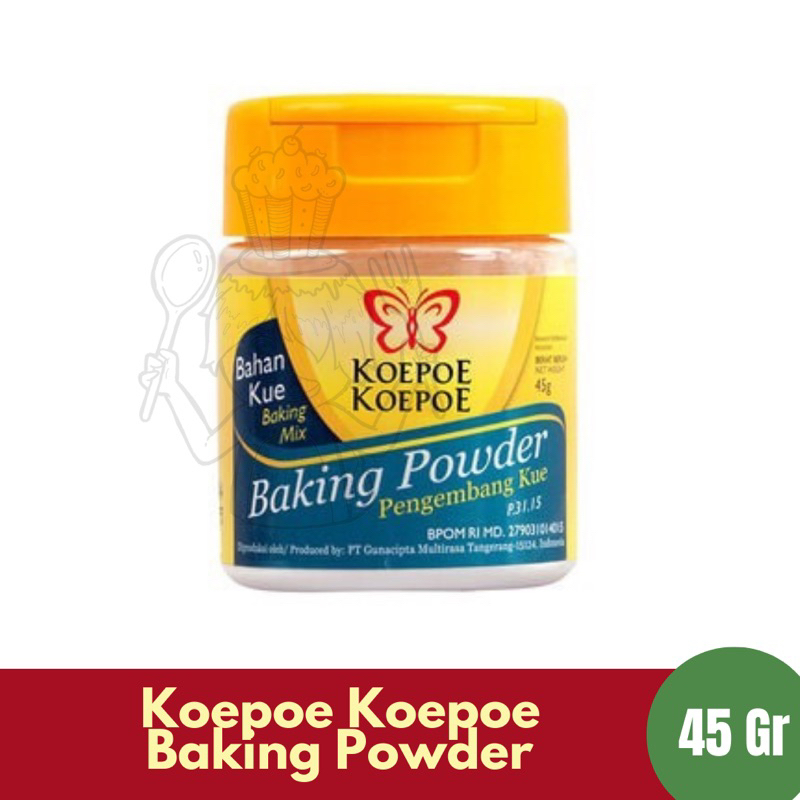 

Koepoe Koepoe Baking Powder 45 Gr