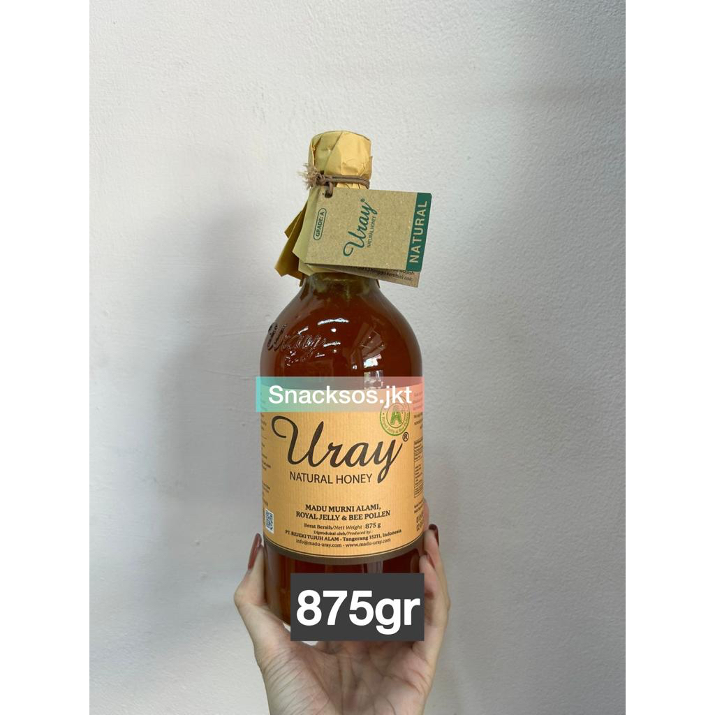 

[875G] Madu Uray Natural Honey - Madu Murni Royal Jelly & Bee Polen - Madu Hutan Asli