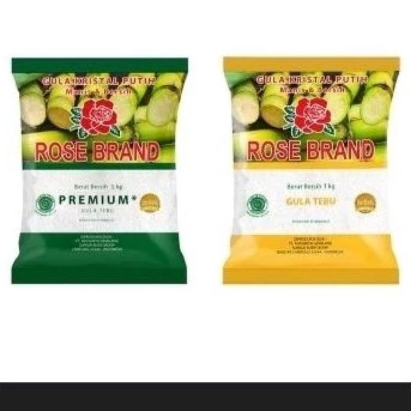 

Rose brand gula pasir kemasan 1 kg