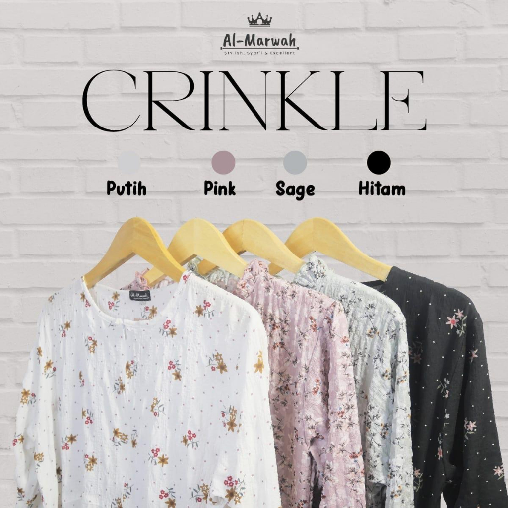 GAMIS DEWASA - Crinkle Bunga